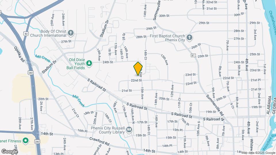 1502 22nd St Map and Location Details