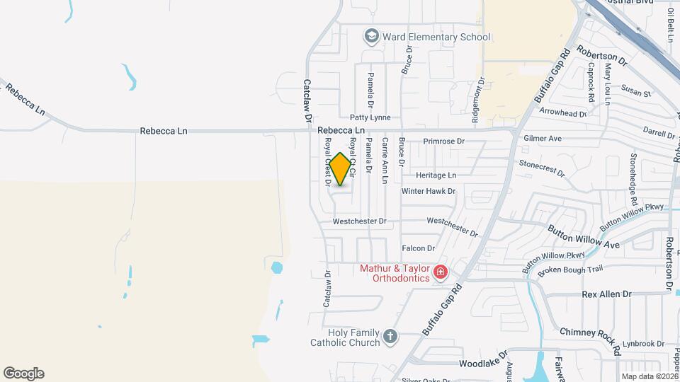 3826 Crest Way Map and Location Details