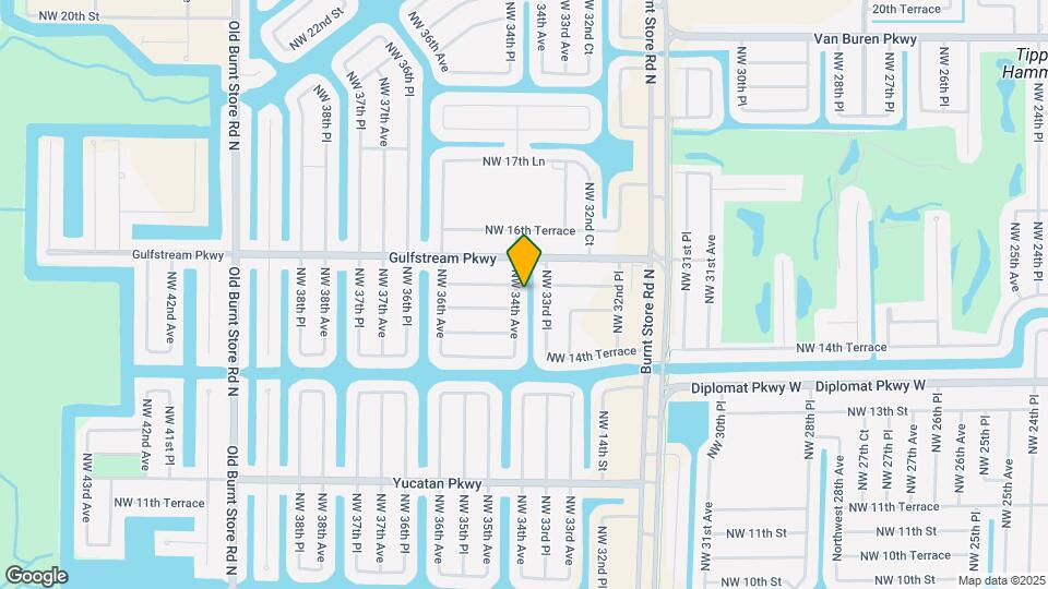 1523 NW 34th Ave Map and Location Details