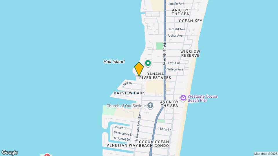 5801 N Banana River Blvd Map and Location Details