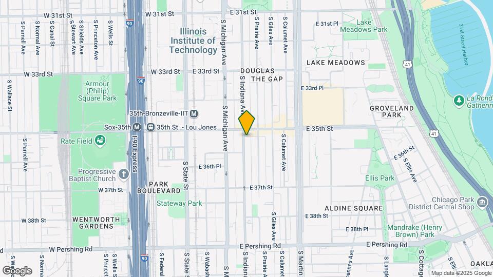 3515 S Indiana Ave Map and Location Details