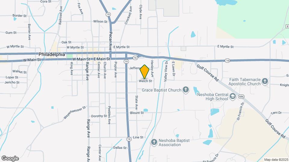 519 Welch St Map and Location Details