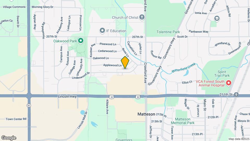 4124-4130 Lindenwood Dr Mapa y Detalles de la Ubicación