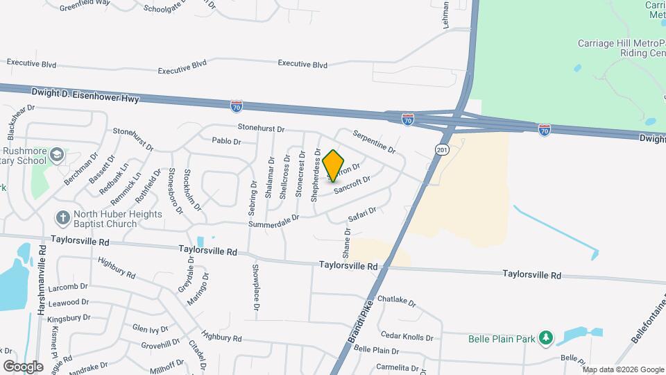 7215 Sancroft Dr Mapa y Detalles de la Ubicación