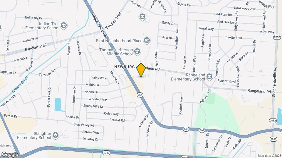 1504 Aletha Dr Mapa y Detalles de la Ubicación