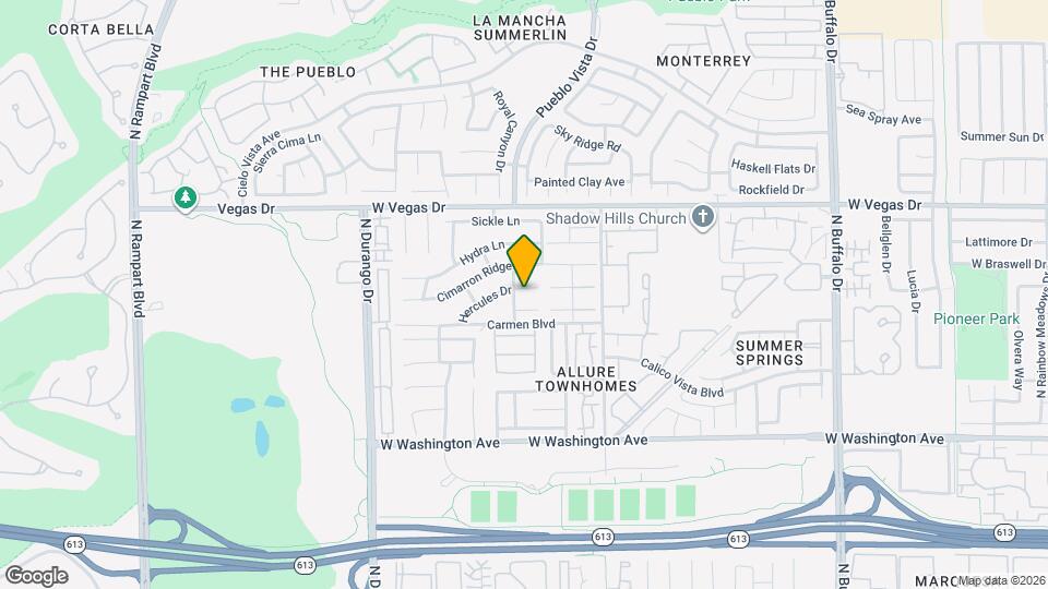 8121 Hercules Dr Map and Location Details