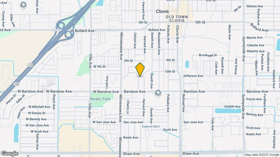 1045 Oxford Ave Map and Location Details