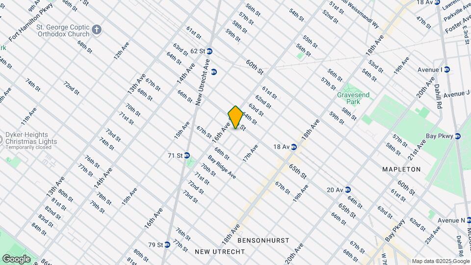 1627 66th St Map and Location Details