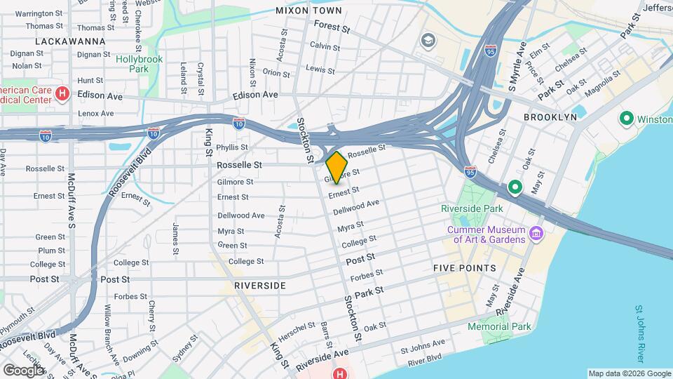 2327 Ernest St, Unit 2327-1 Map and Location Details