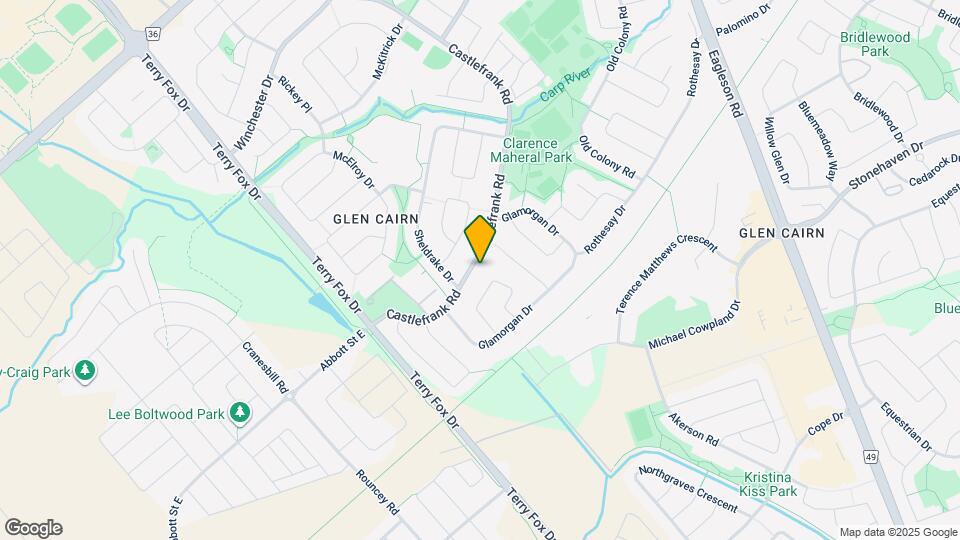 222 Castlefrank Rd Map and Location Details