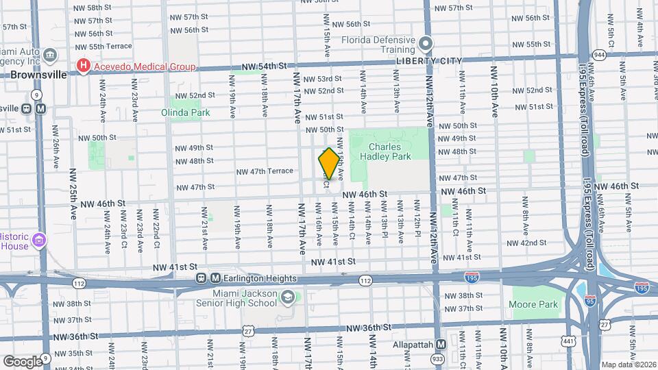 4643 NW 15th Ct Map and Location Details