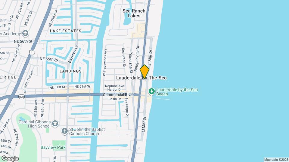 4445 El Mar Dr Map and Location Details