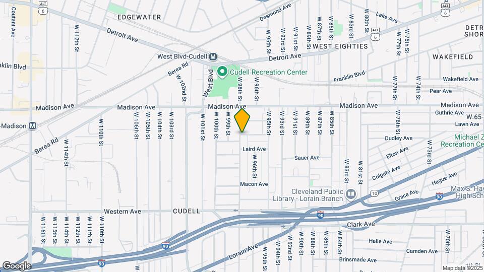 2069 W 98th St Map and Location Details