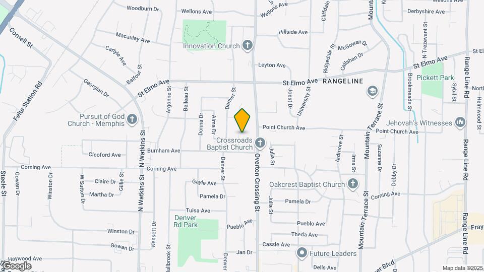 3740 Marvin St Map and Location Details