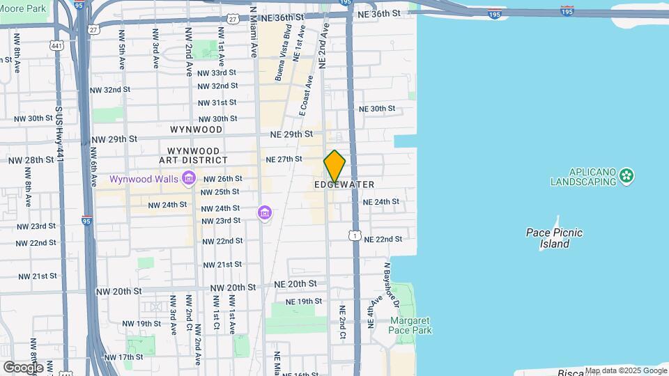 227 NE 25th St, Unit B Map and Location Details