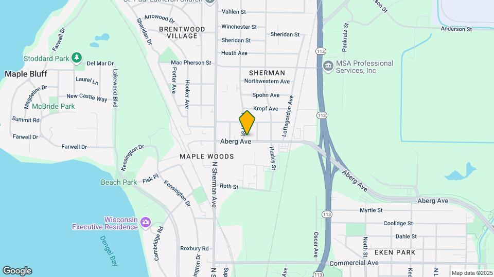 1301 Ruskin St Map and Location Details