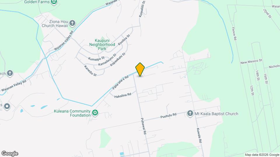 86-321 Puhawai Rd Map and Location Details