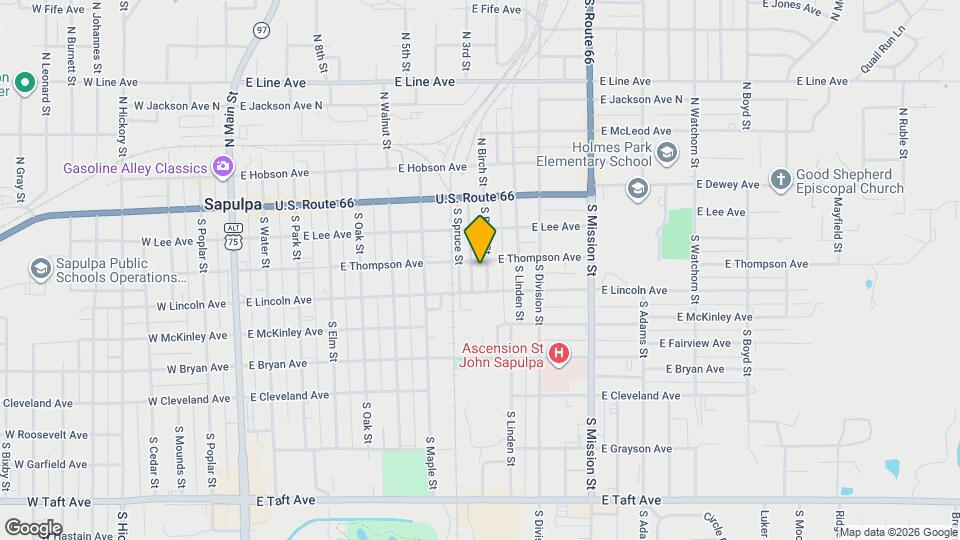 204 S Birch St Map and Location Details