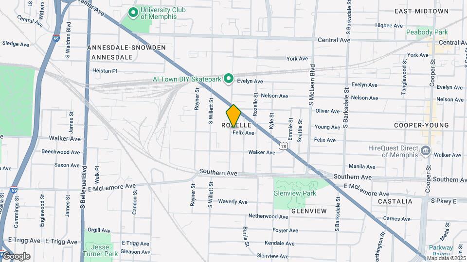 960 Roland St Map and Location Details