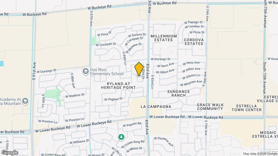 2215 S 83rd Ln Map and Location Details