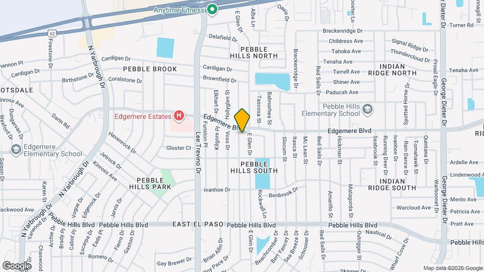 3332 Wayside St Map and Location Details