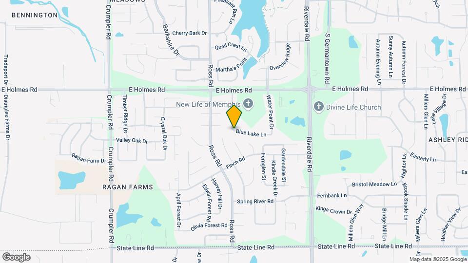 6763 Blue Lake Ln Map and Location Details