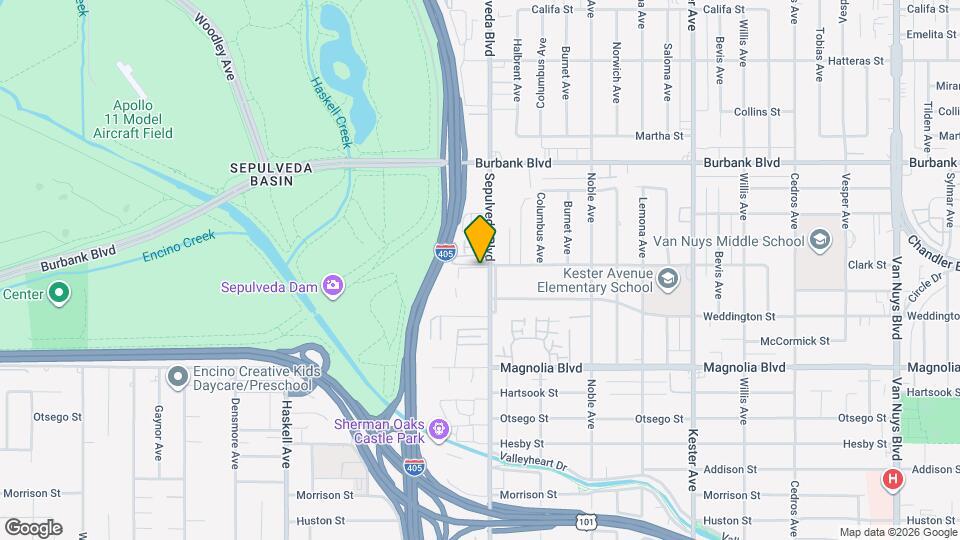 5435 Sepulveda Blvd, Unit 7 Map and Location Details