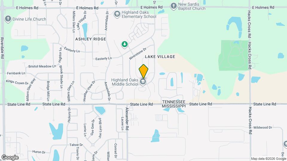 7565 Bridalbrook Ln Map and Location Details