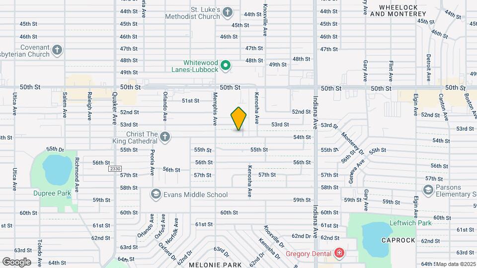 3704 54th St Map and Location Details