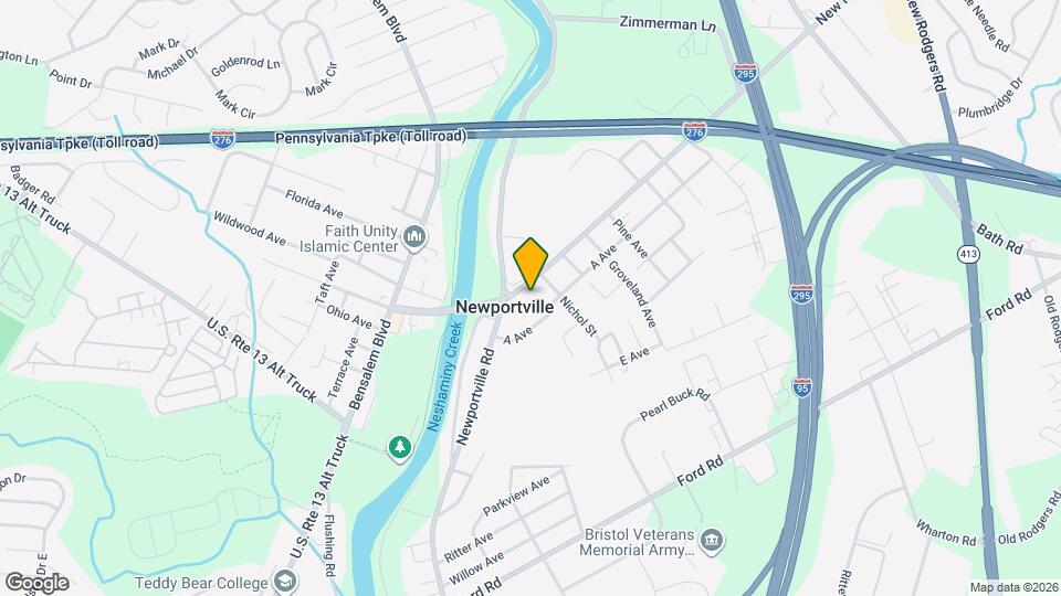 2220 New Falls Rd Map and Location Details