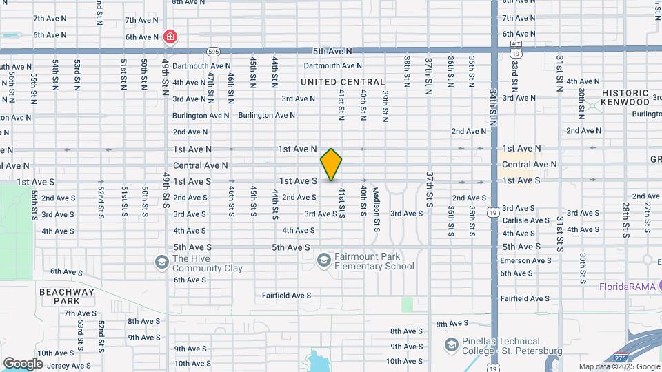 4134 1st Ave S Map and Location Details