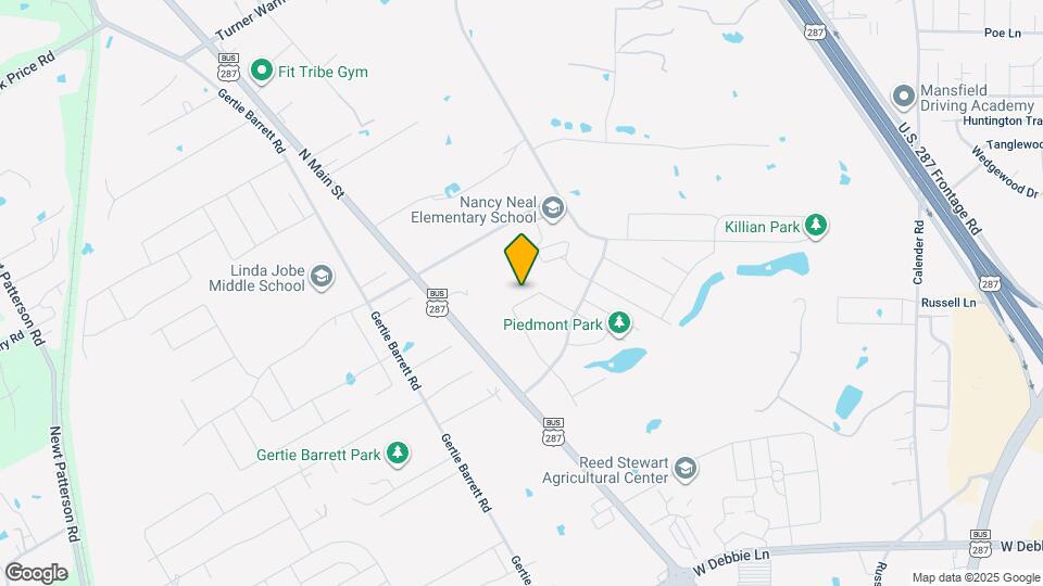 1510 Piedmont Dr Map and Location Details