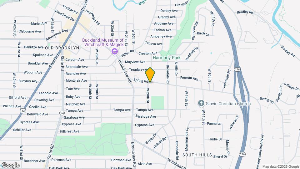 1911 Spring Rd Map and Location Details