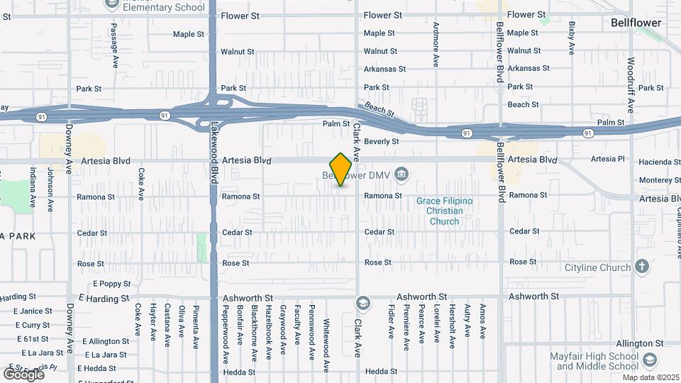 9337-9341 Ramona St Map and Location Details