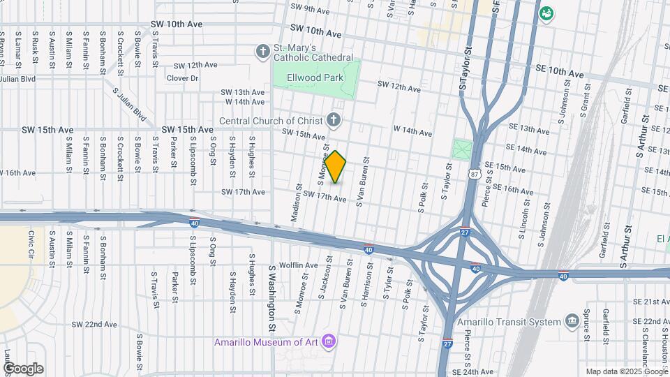 1614 S Jackson St Map and Location Details