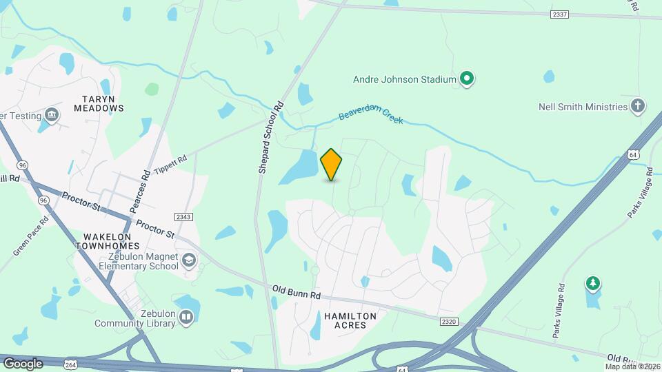 733 Shepard Rock Dr Map and Location Details