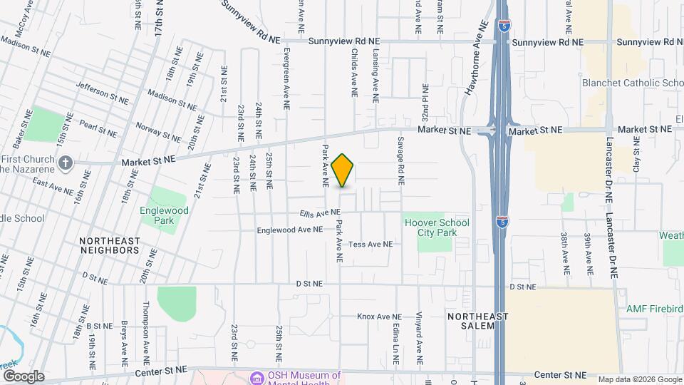 2915 Jensen St NE Map and Location Details