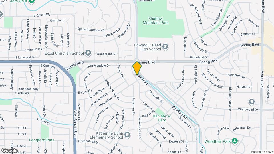 2650 Fargo Way Map and Location Details