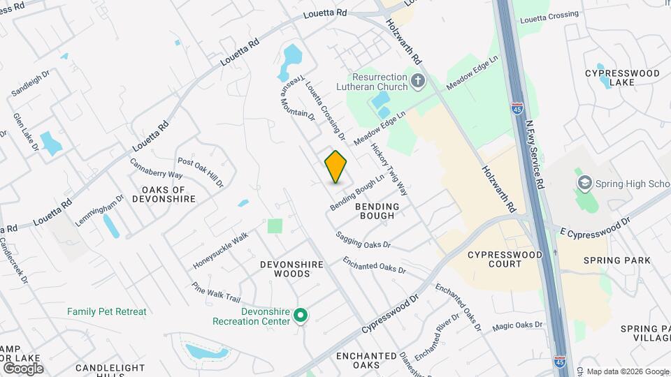 2034 Louetta Reserve Way Mapa y Detalles de la Ubicación