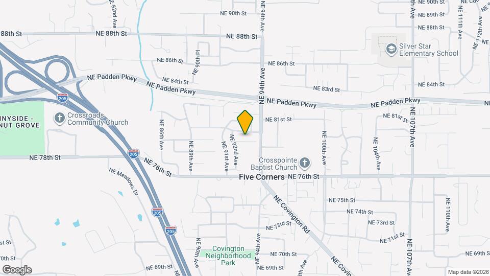 9310 NE 80th Cir Map and Location Details