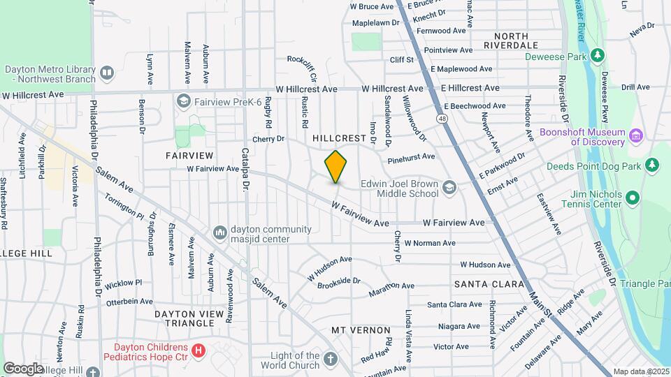 500 W Parkwood Dr Map and Location Details