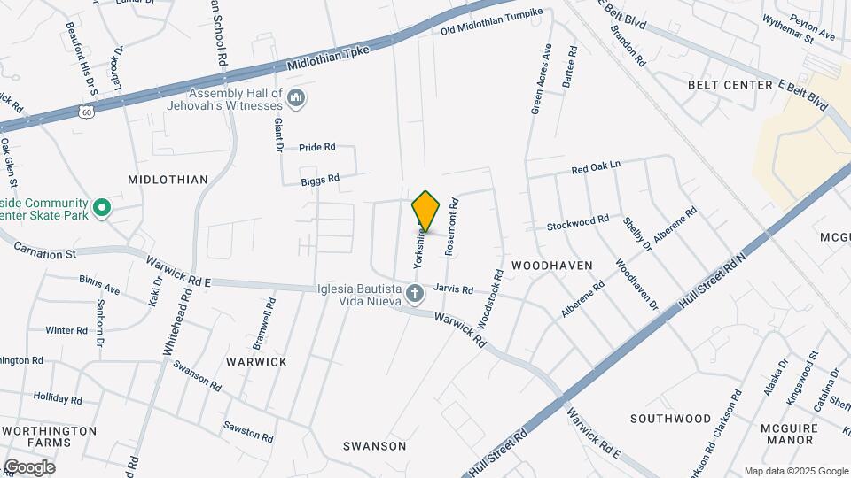 701 Yorkshire Dr Map and Location Details