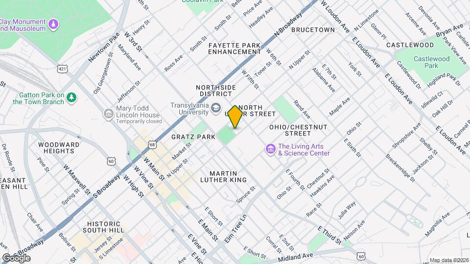 339 N Limestone Map and Location Details