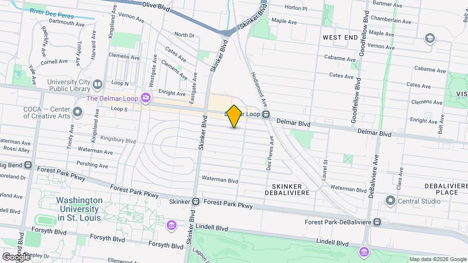 6126 Washington Blvd Map and Location Details