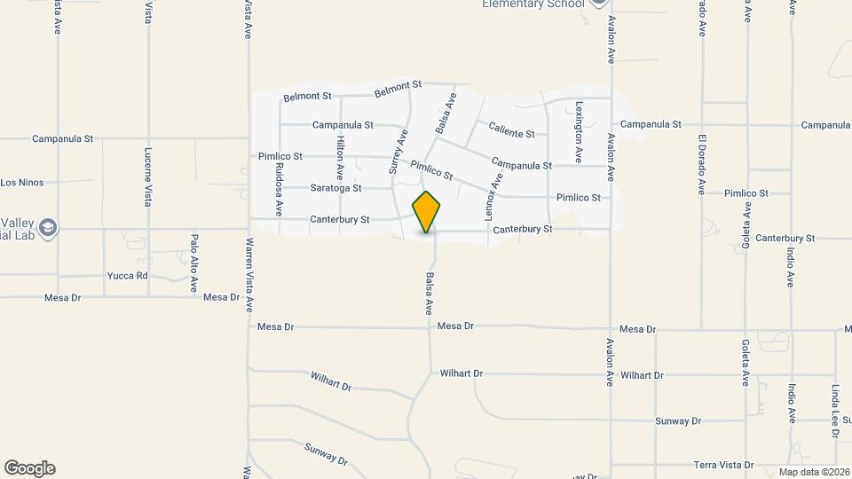 3906 Balsa Ave Map and Location Details