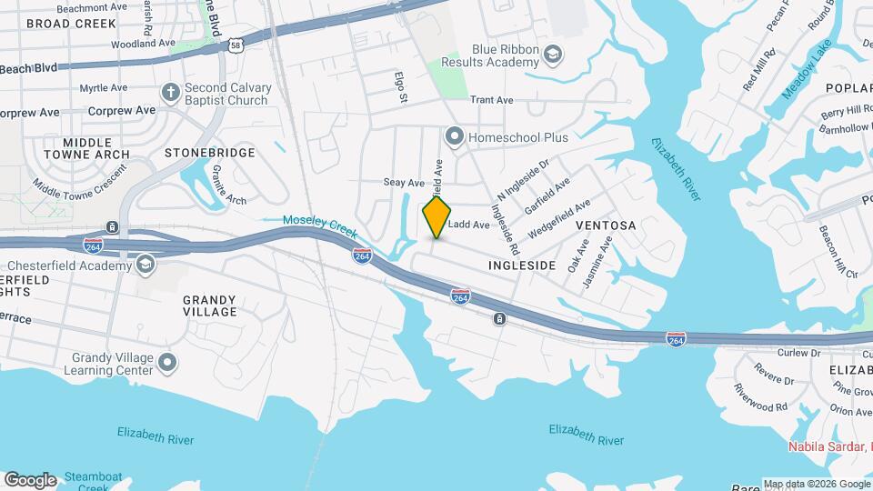 3555 Riverside Dr Mapa y Detalles de la Ubicación