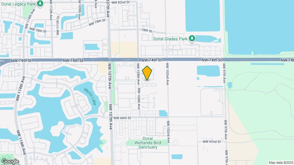 10343 NW 70th Ln Map and Location Details