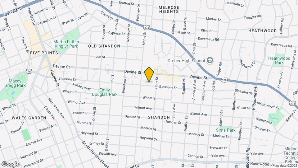 2821 Blossom St Map and Location Details