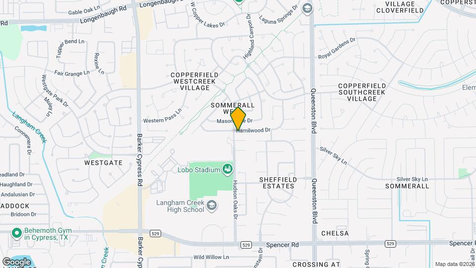 17427 Hamilwood Dr Map and Location Details