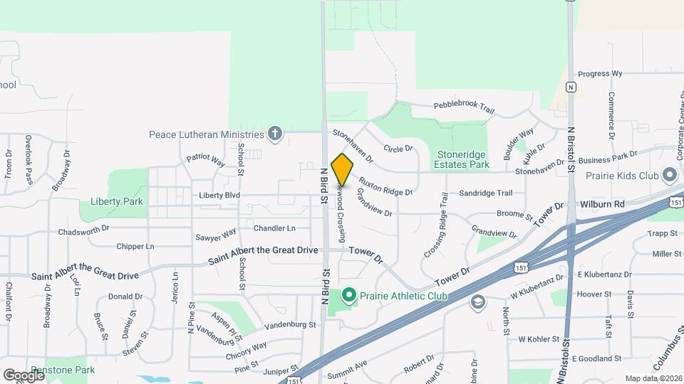 1203 Stonewood Crossing Map and Location Details